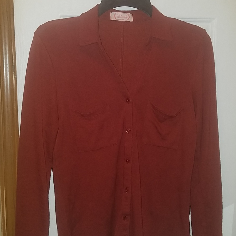 Burnt Orange Blouse